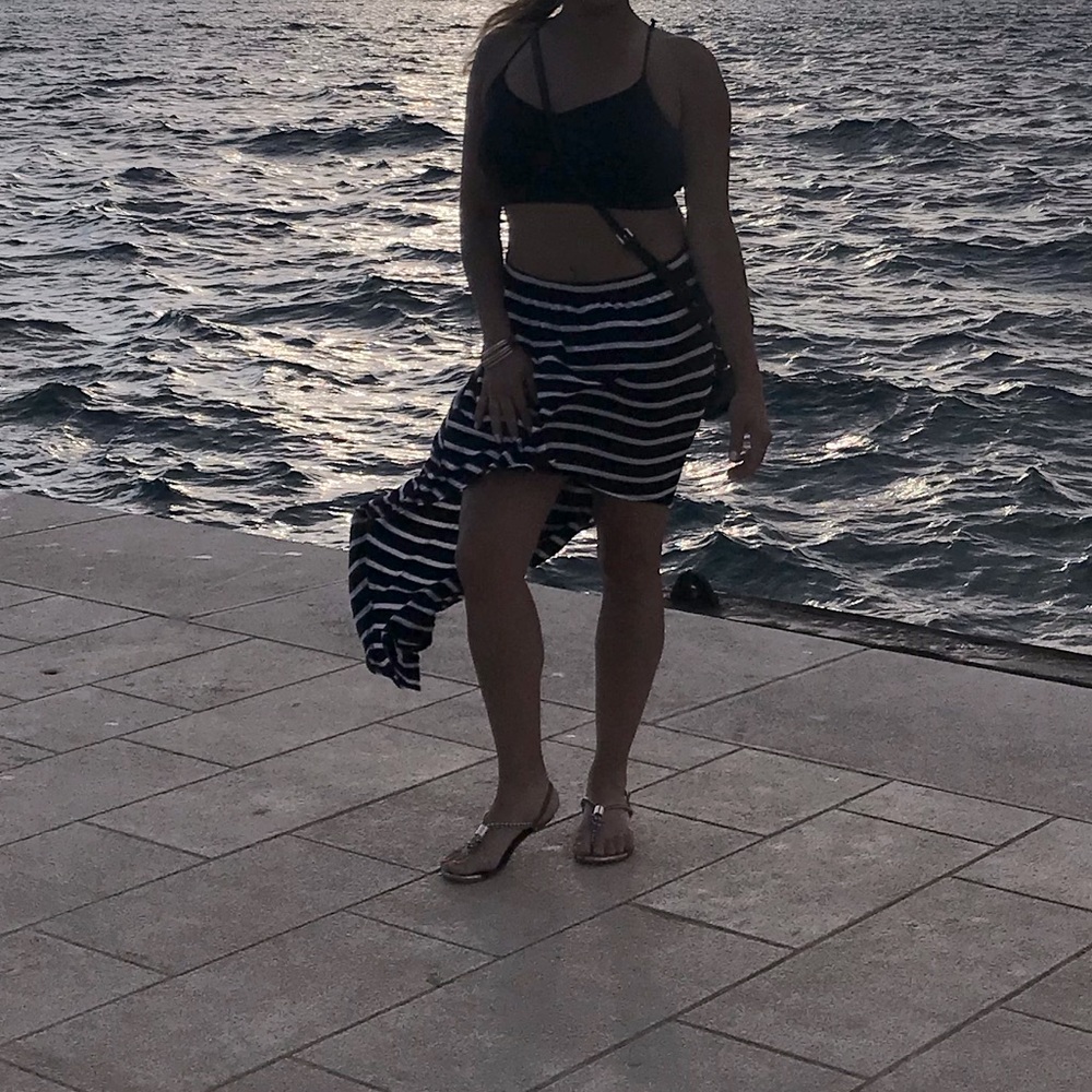 Hi Lo Striped Skirt • Forever 21